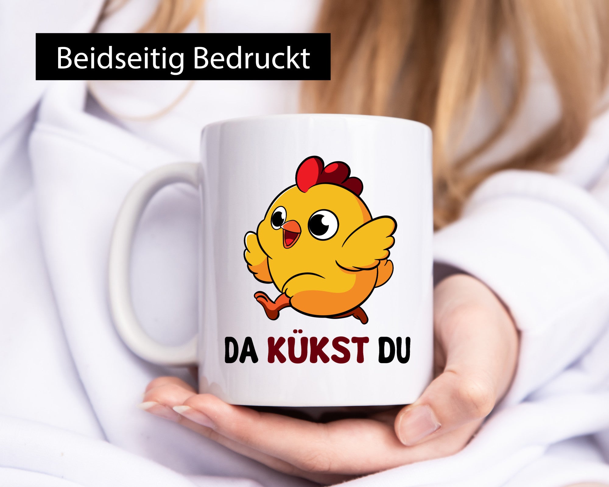 Da kükst du | Kücken Huhn Kinder lustig Humor Geschenkidee Geschenk Tasse
