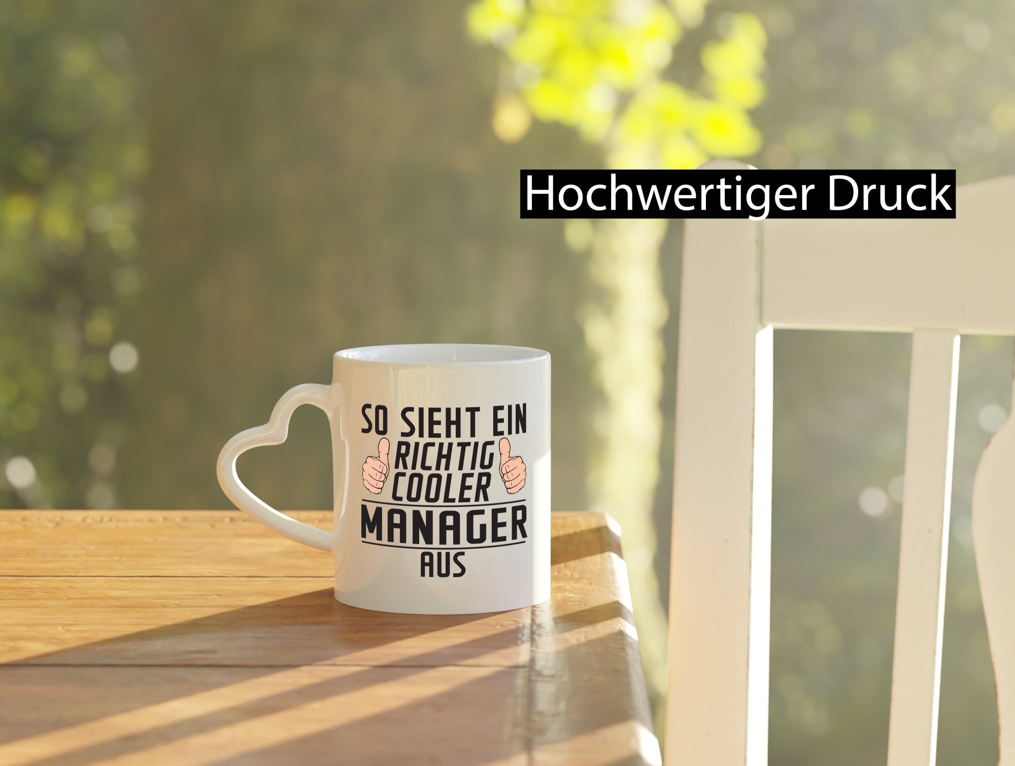 Richtig Cooler Manager | Management lustig Humor Geschenkidee Geschenk Tasse