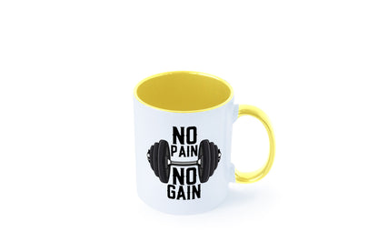 No Pain Gain | Training Motivation Fitness Pumpen lustig Humor Geschenkidee