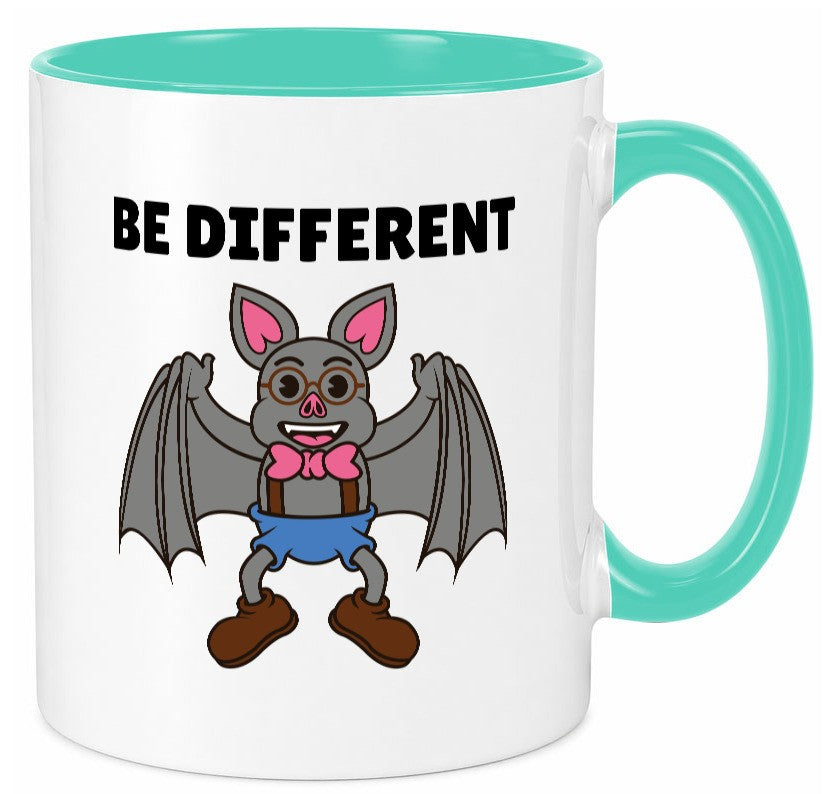 Be Different Geschenk Humor Geschenkidee lustiger Spruch Tasse