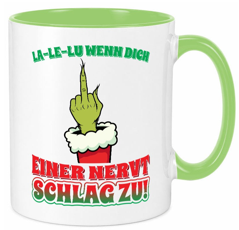 La Le Lu | Weihnachten Weihnachtsmuffel Lichter vl11 Humor Geschenkidee Tasse