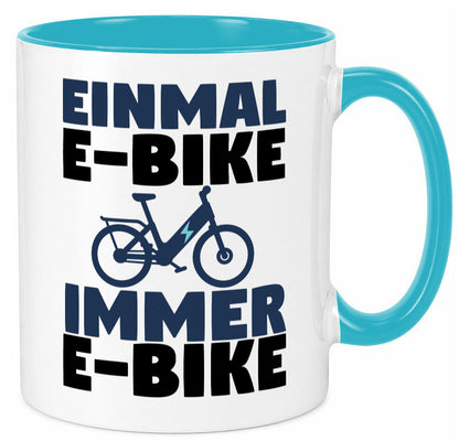 E-Bike Fahrer | Radfahrer Tasse Fahrrad Elektrorad lustiger Spruch Geschenk