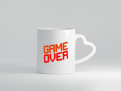 Game Over | Gamer Zocker Retro PC Nerd Pixel Geschenkidee Humor Tasse