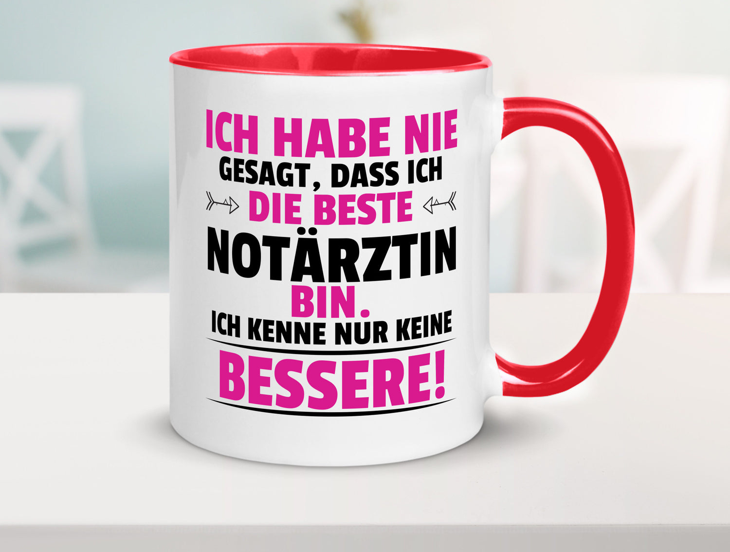 Die Beste Notärztin | Ärztin Humor Geschenkidee Tasse