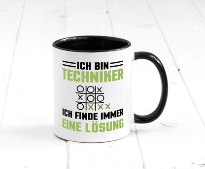 Ich bin Techniker finde immer eine Lösung | lustiger Spruch Geschenk Humor