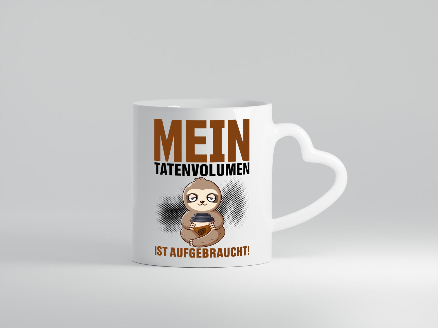 Mein Tatenvolumen ist aufgebraucht | Büro Guten Morgen Geschenkidee Arbeit