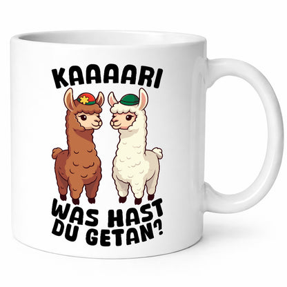 Lamas | Karl was hast du getan Lustiges Lama Geschenk Humor Geschenkidee