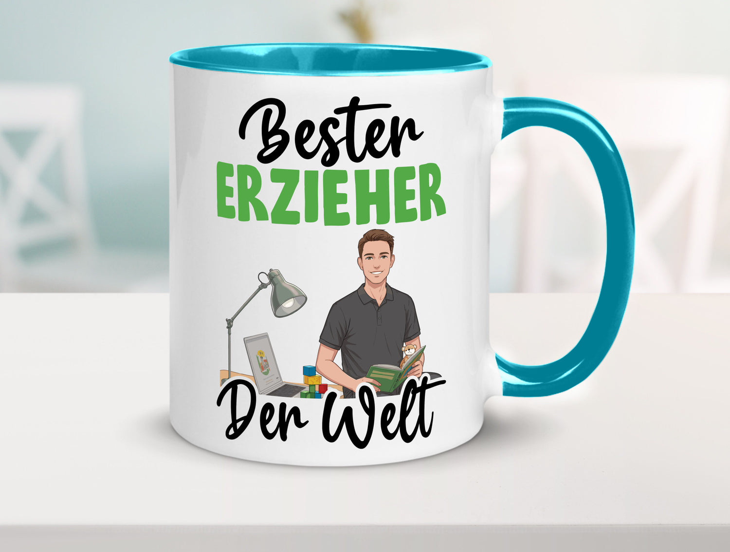 Bester Erzieher | Pädagoge Schule v2 Geschenk Humor Geschenkidee lustiger