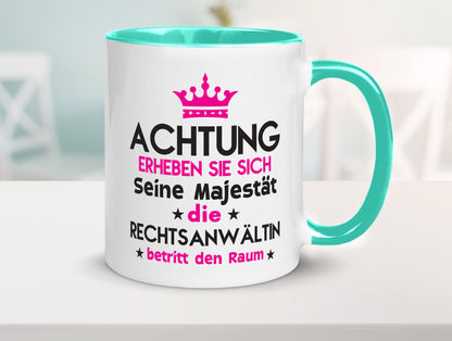 Seine Majestät Rechtsanwältin | Jurstin Anwältin Humor Geschenkidee Tasse
