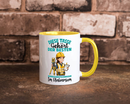 Im Universum: Vermessungstechnikerin | Techniker lustiger Spruch Geschenk Humor