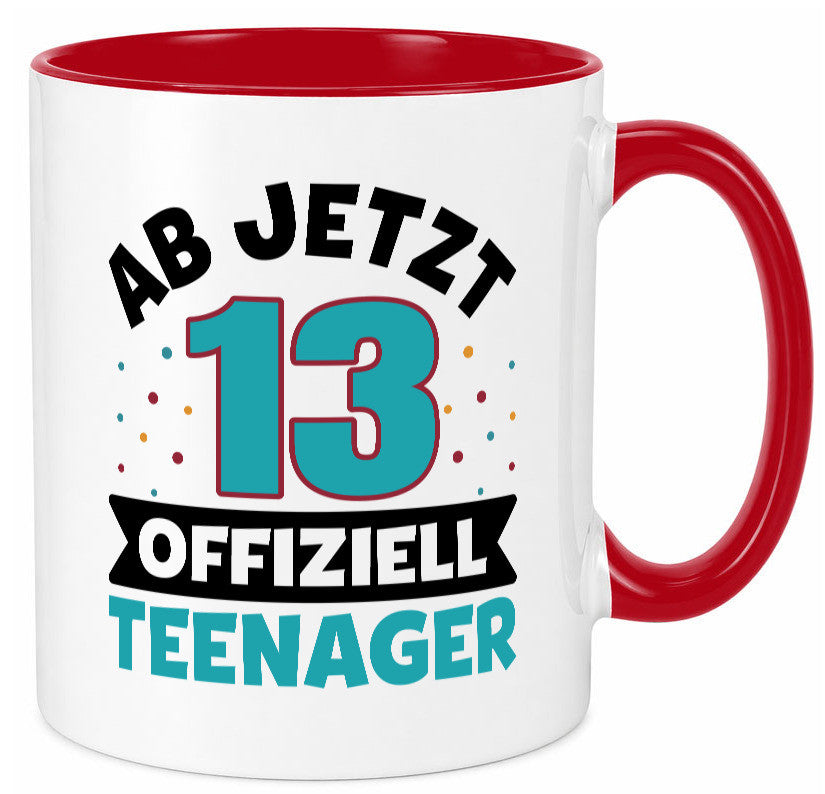 13. Geburtstag | Mädchen Tasse Teenager Spruch vl4 Humor Geschenkidee