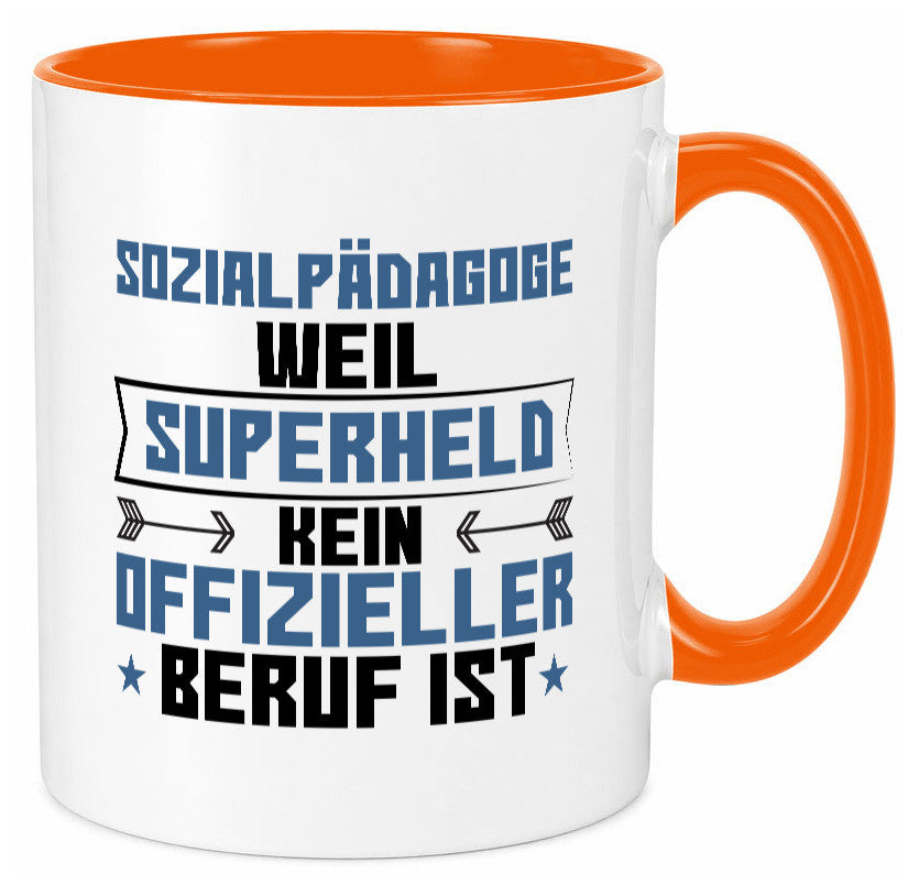 Superheld Sozialpädagoge | Pädagoge lustig Humor Geschenkidee Geschenk Tasse
