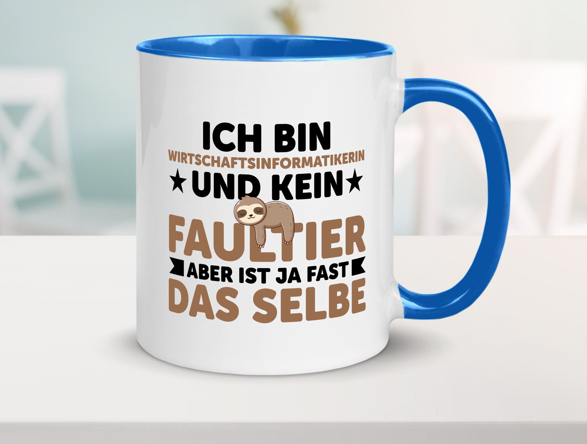Ich bin kein Faultier: Wirtschaftsinformatikerin v2 lustig Tierliebhaber Humor