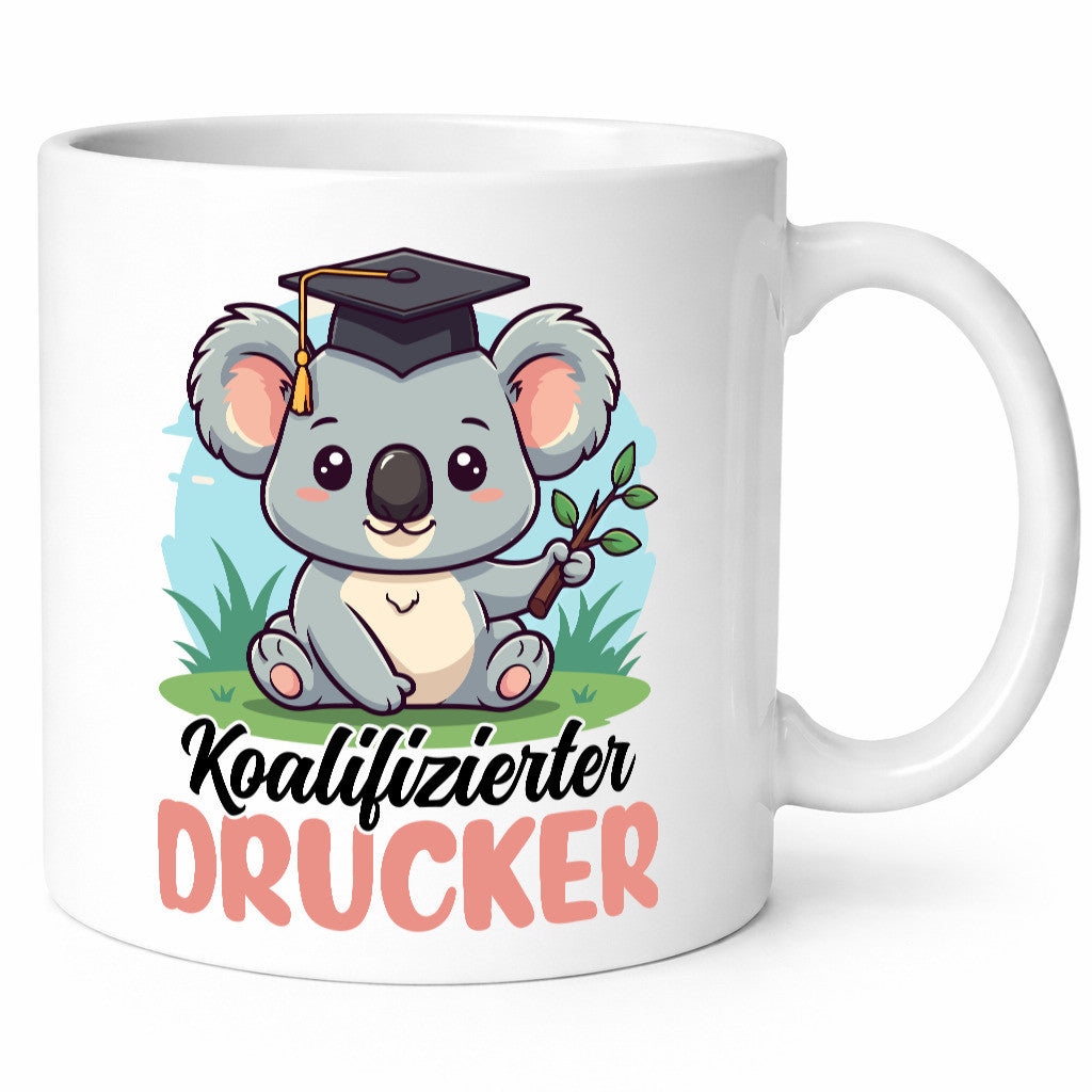 Koalifizierter Drucker | Druckerei Print Medien v2 Geschenk Humor Geschenkidee