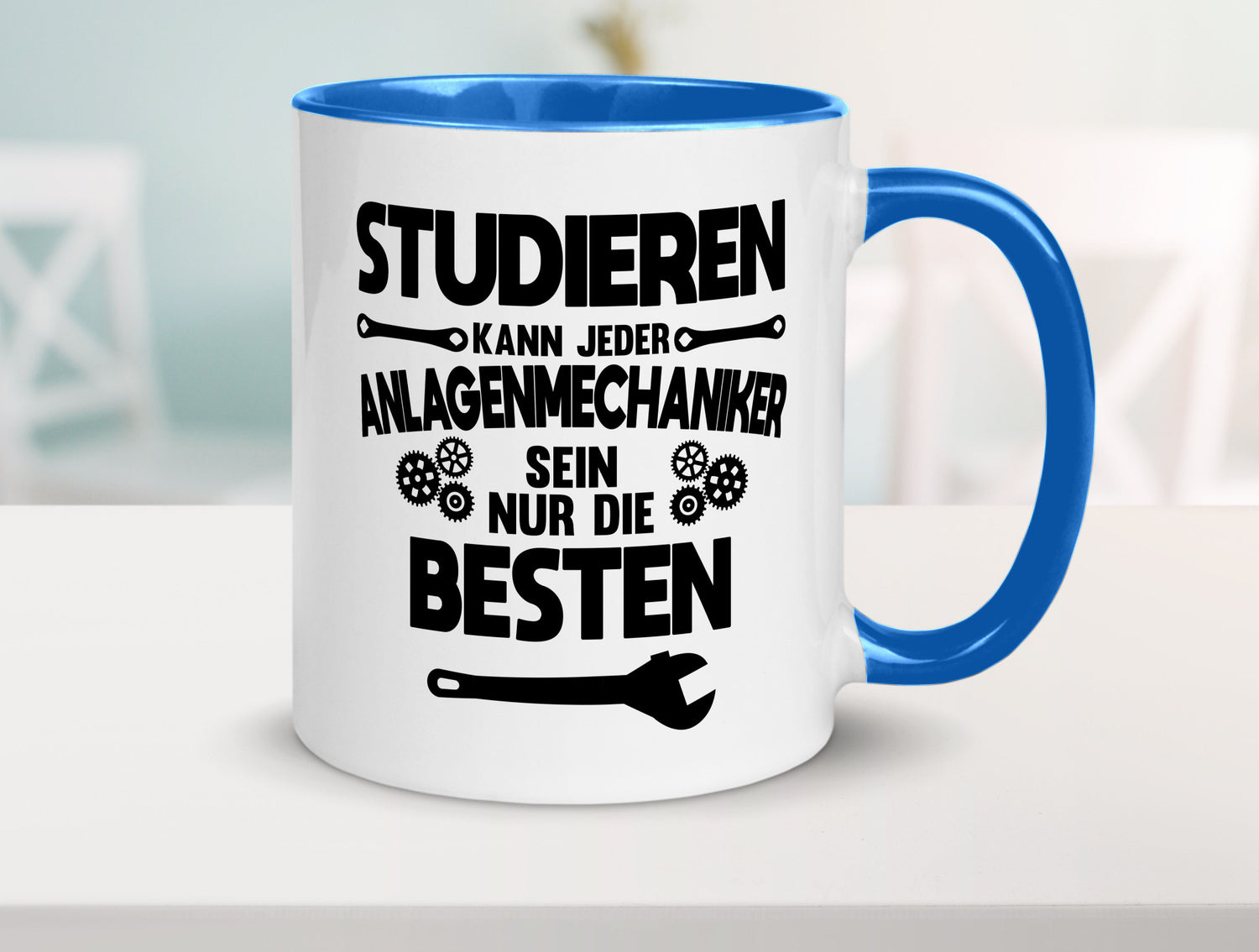 Nur die besten werden Anlagenmechaniker Humor Geschenkidee Tasse