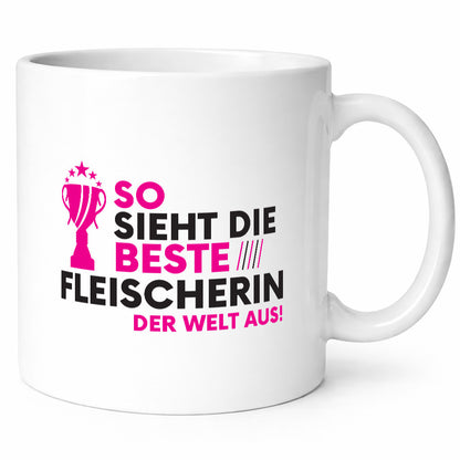 Die Weltbeste Fleischerin | Schlachterei Geschenkidee Humor Tasse