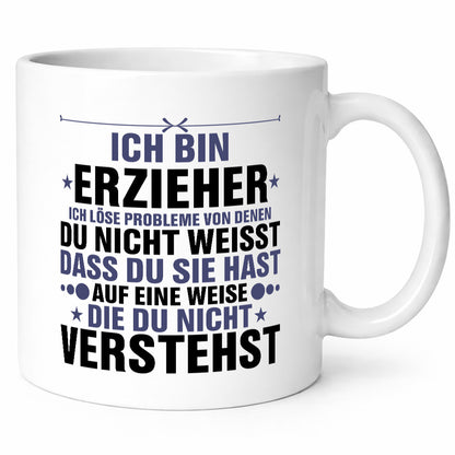 Löse Probleme: Erzieher | Pädagoge Schule v2 lustiger Spruch Geschenk Humor