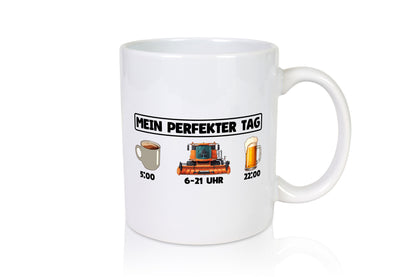 Perfekter Tag | Feldarbeit Mähdrescher Landwirt Humor Arbeit Kollegen Büro