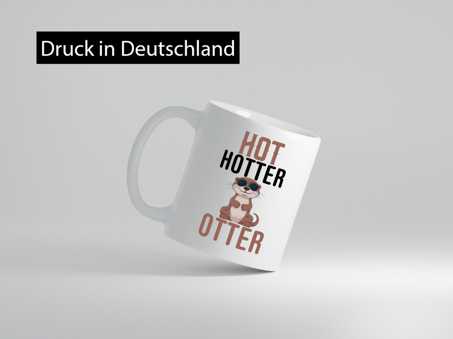 Lustiger Otter | Hot Wortwitz Sonnenbrille Tiercomic v2 Geschenkidee