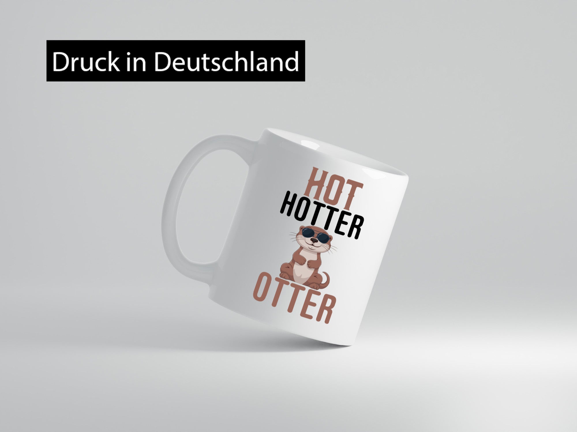 Lustiger Otter | Hot Wortwitz Sonnenbrille Tiercomic v2 Geschenkidee