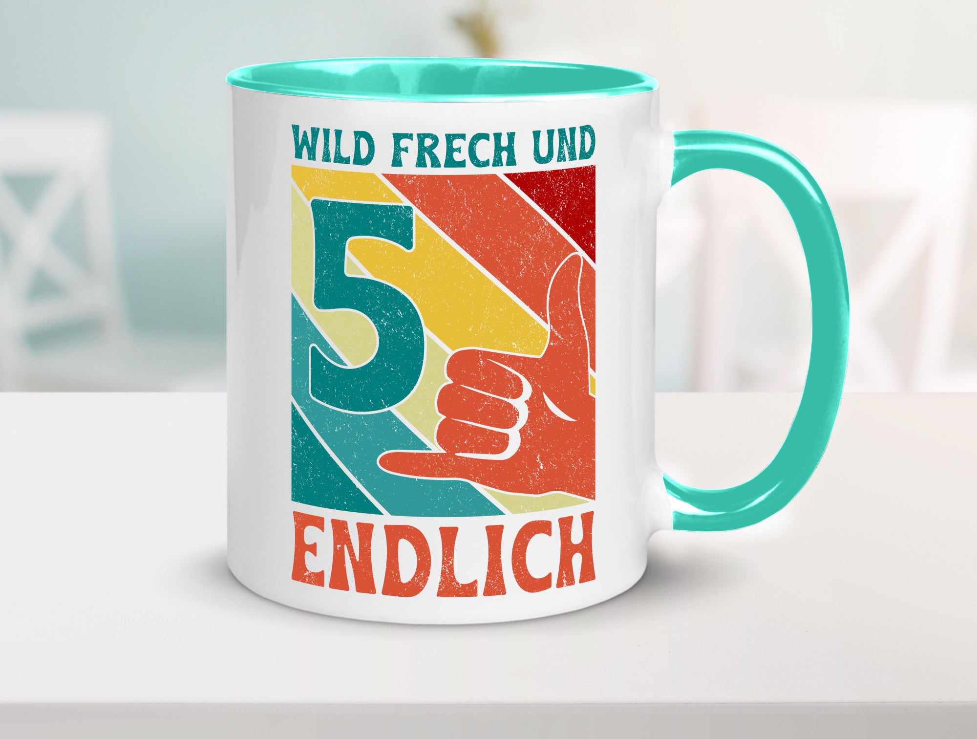 5. Geburtstag | 5 Jahre Wild und Frech Geschenk Geschenkidee lustiger Spruch