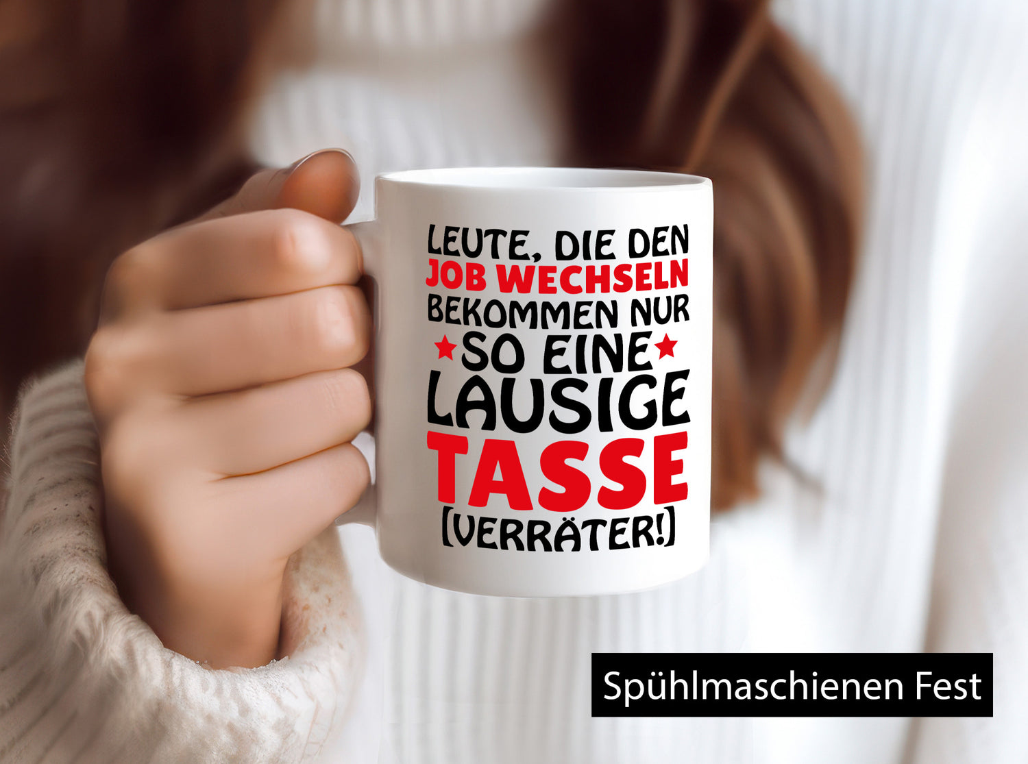 Jobwechsel Tasse lustiger Spruch Geschenk Arbeit Kollegen Büro