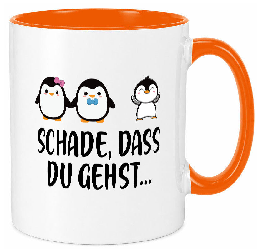 Schade das du gehst | Arbeitskollegen Arbeit Humor Kollegen Büro Geschenkidee Tasse