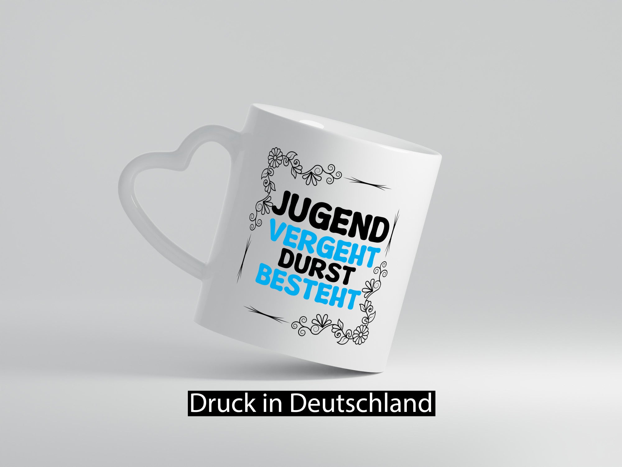 Jugend vergeht durst besteht Humor Geschenkidee Tasse
