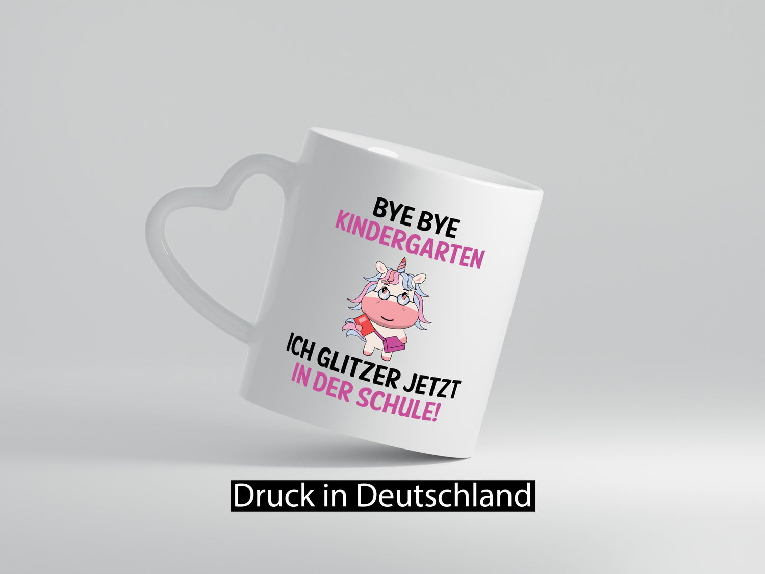Byebye Kindergarten, jetzt Schule | Einhorn Geschenk Humor Geschenkidee