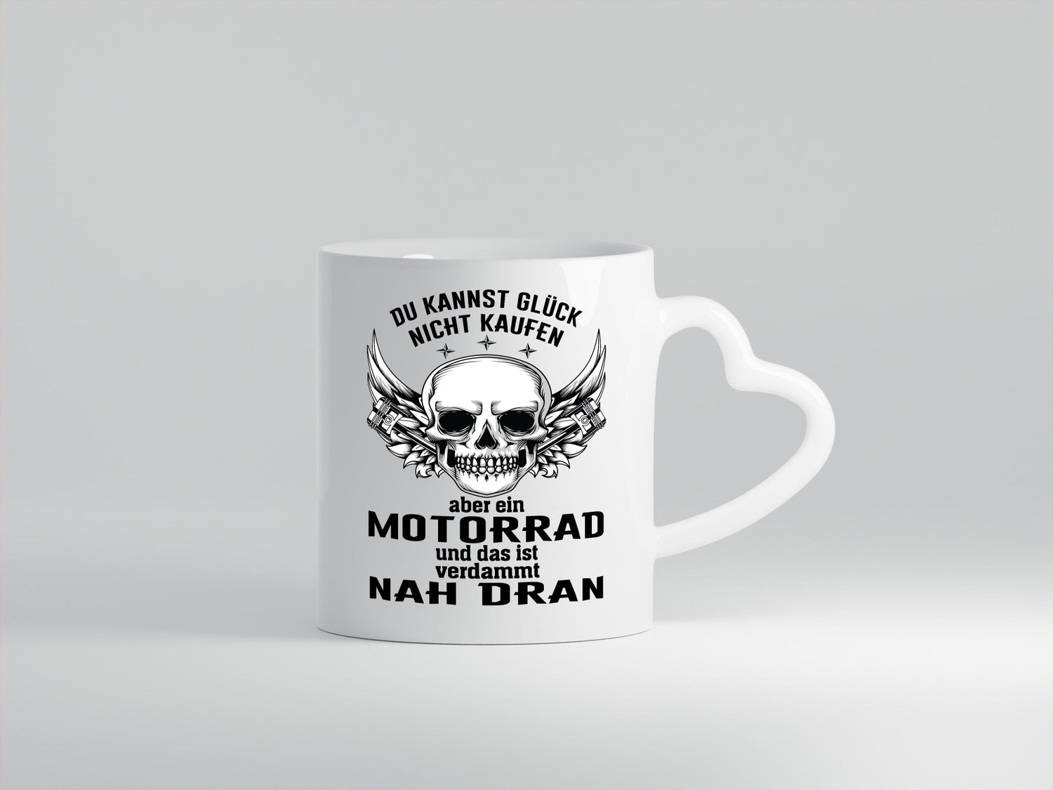 Glück kann man nicht kaufen | Motorrad Fahrer Biker Humor Geschenkidee Tasse