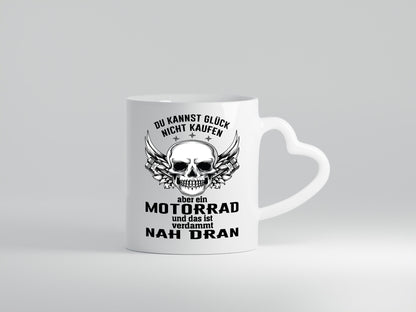Glück kann man nicht kaufen | Motorrad Fahrer Biker Humor Geschenkidee Tasse