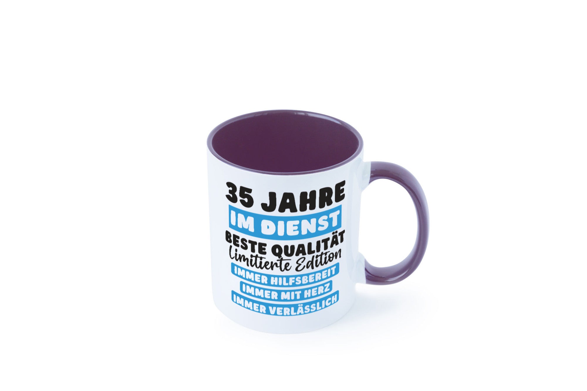 35 Jahre im Dienst | Jubiläum Arbeit v6 lustiger Spruch Geschenk Kollegen Büro