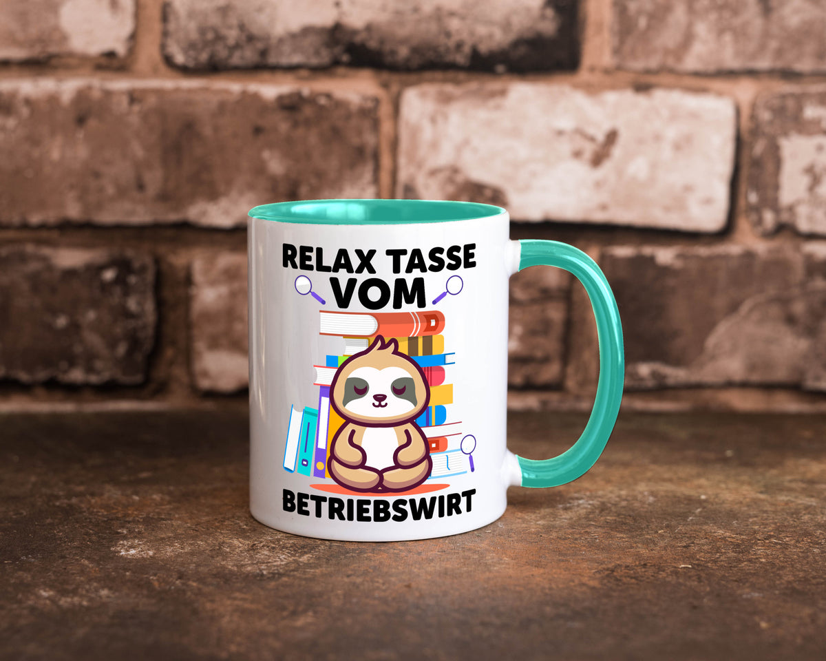 Relax Tasse: Betriebswirt | Betriebswirtschaft lustiger Spruch Geschenk Humor