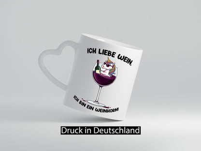 Ich bin ein Weinhorn | JGA Junggesellinnenabschied v2 lustig Humor Geschenkidee