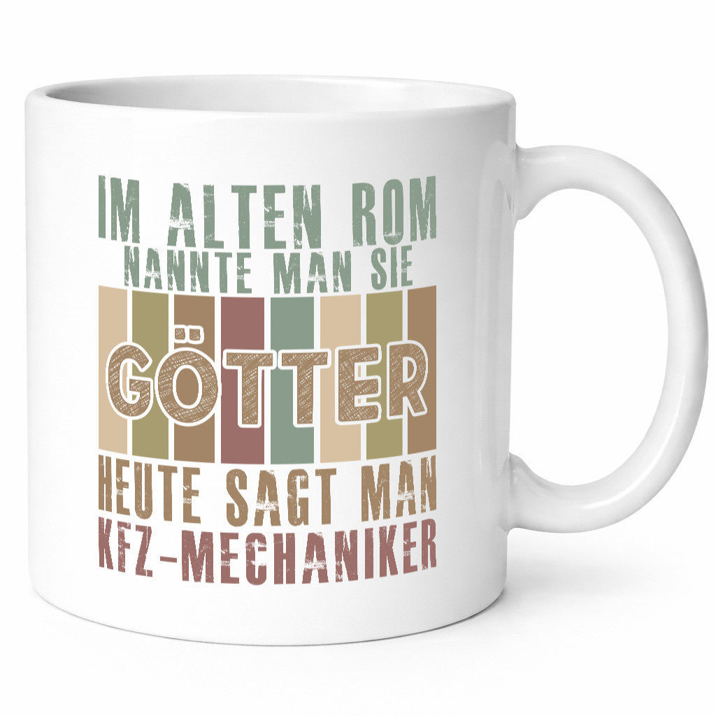 Heute sagt man: KFZ-Mechaniker | Werkstatt Mechaniker Geschenkidee Humor Tasse
