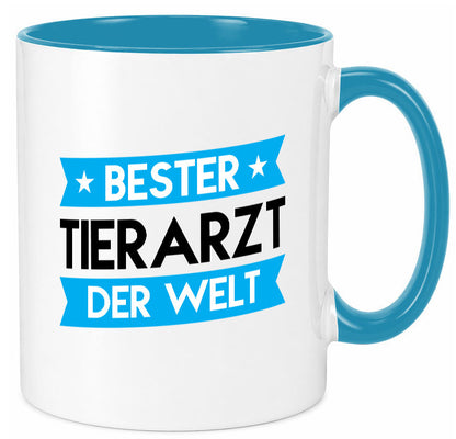 Bester Tierarzt | Tiermedizin Mediziner Geschenk Tierliebhaber Humor lustiger Tasse