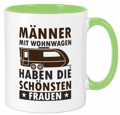 Männer mit Wohnwagen | Schönste Frauen Camping v2 lustig Humor Geschenkidee Tasse