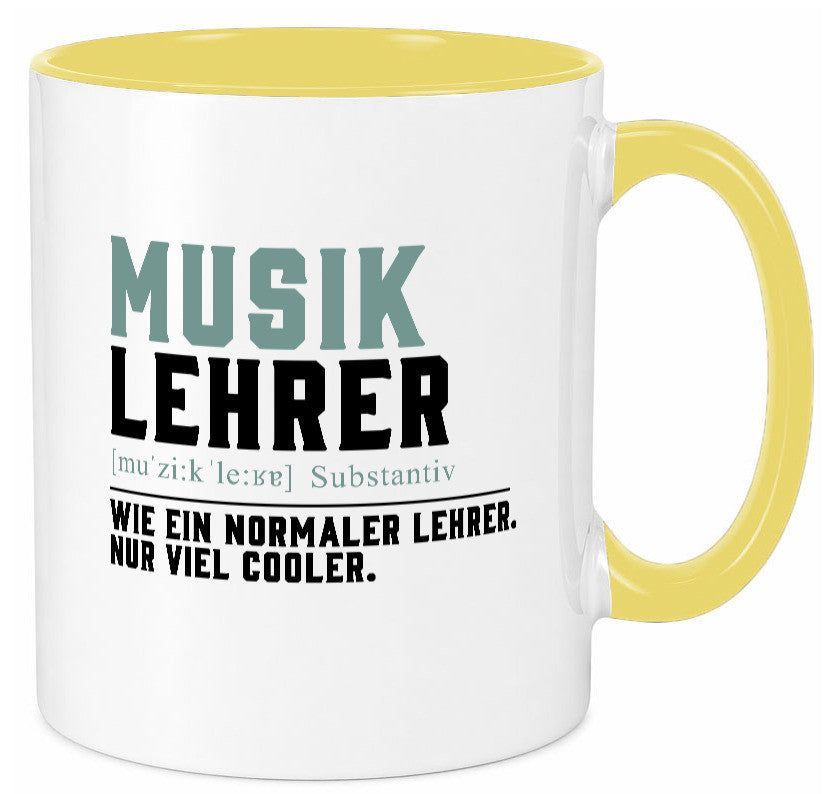 Musiklehrer | Lehrer Unterricht Lieblingslehrer Geschenkidee Humor Tasse