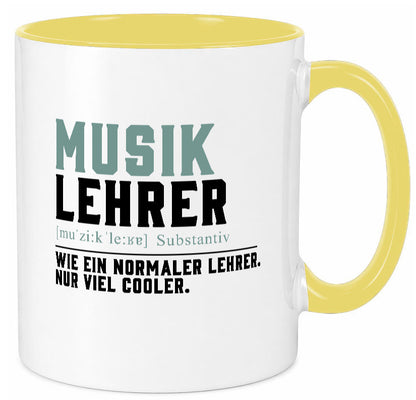 Musiklehrer | Lehrer Unterricht Lieblingslehrer Geschenkidee Humor Tasse