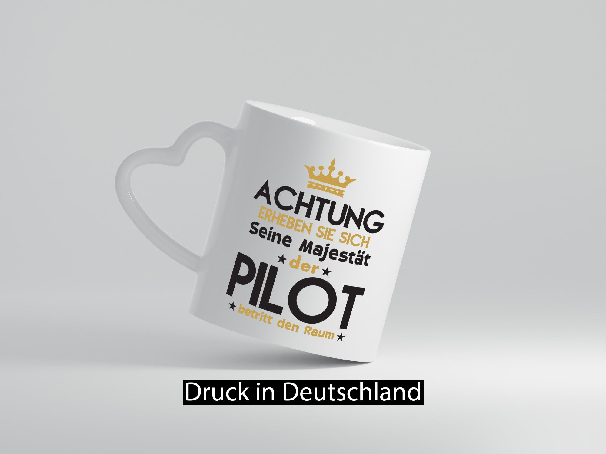 Seine Majestät Pilot | Flugzeug Piloten Geschenkidee Humor Tasse