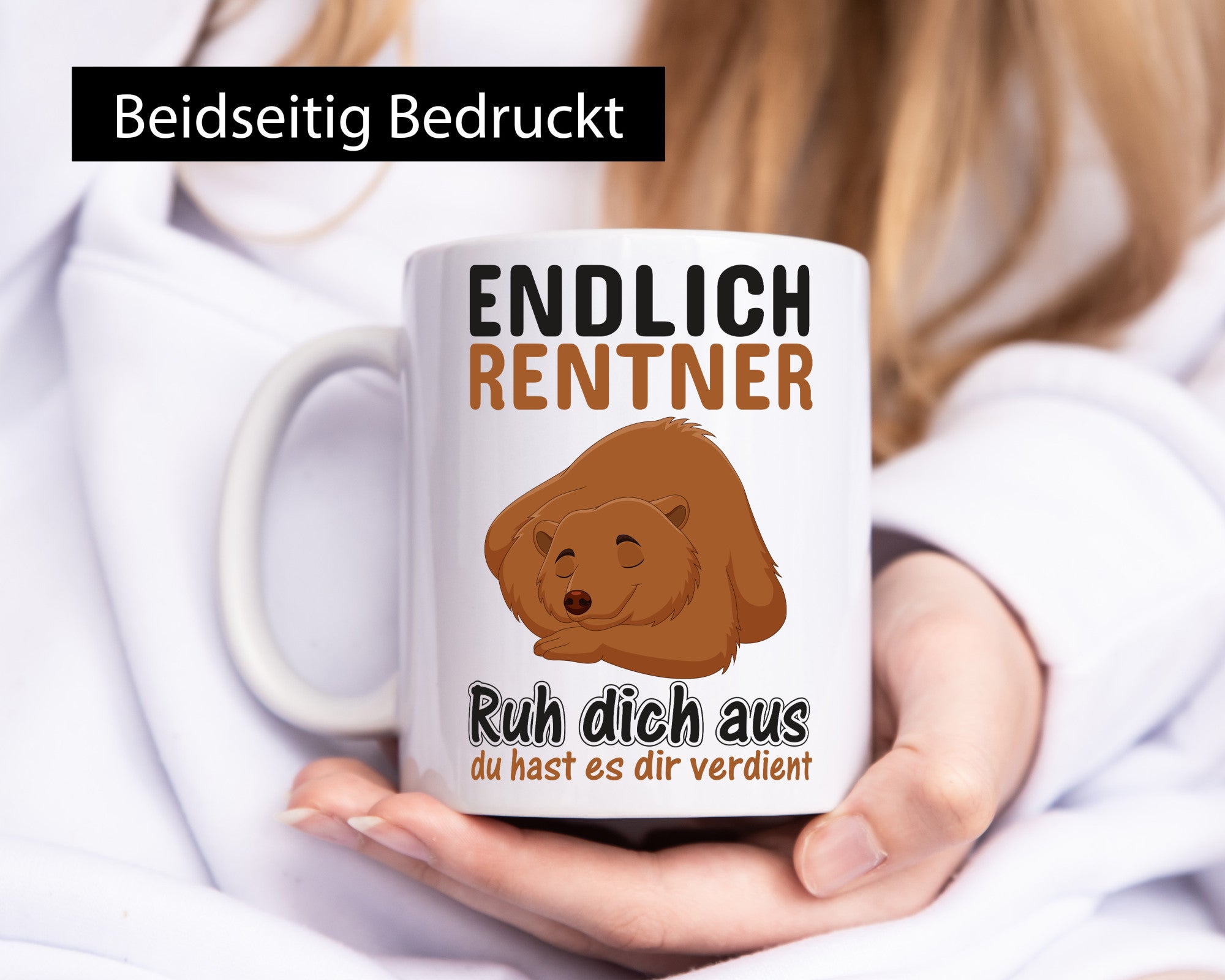 Endlich Rentner | Ruhestand Tasse Rente genießen Geschenk Jubiläum lustiger