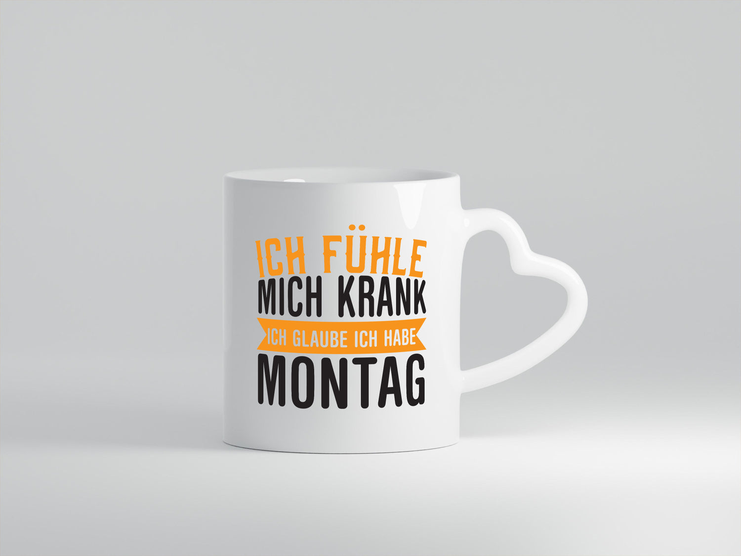 Ich fühle mich krank | Montag Kollege Kollegin Humor Arbeit Kollegen Büro