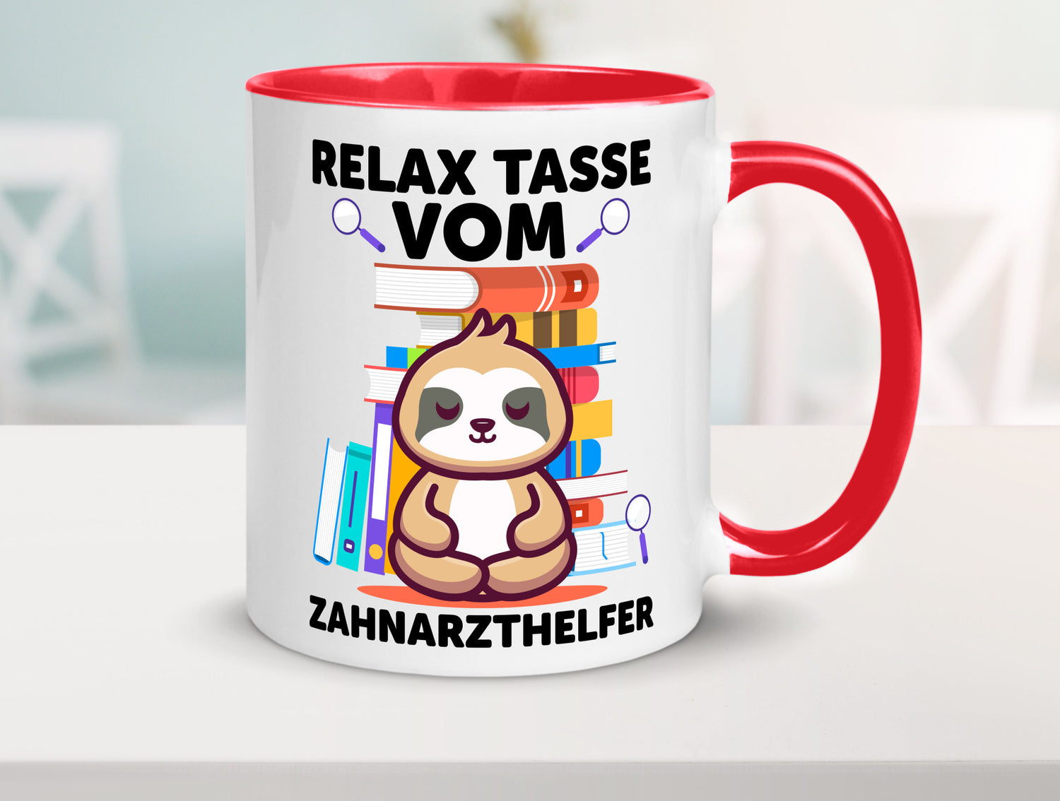 Relax Tasse: Zahnarzthelfer | Zahnmedizin lustig Humor Geschenkidee Geschenk