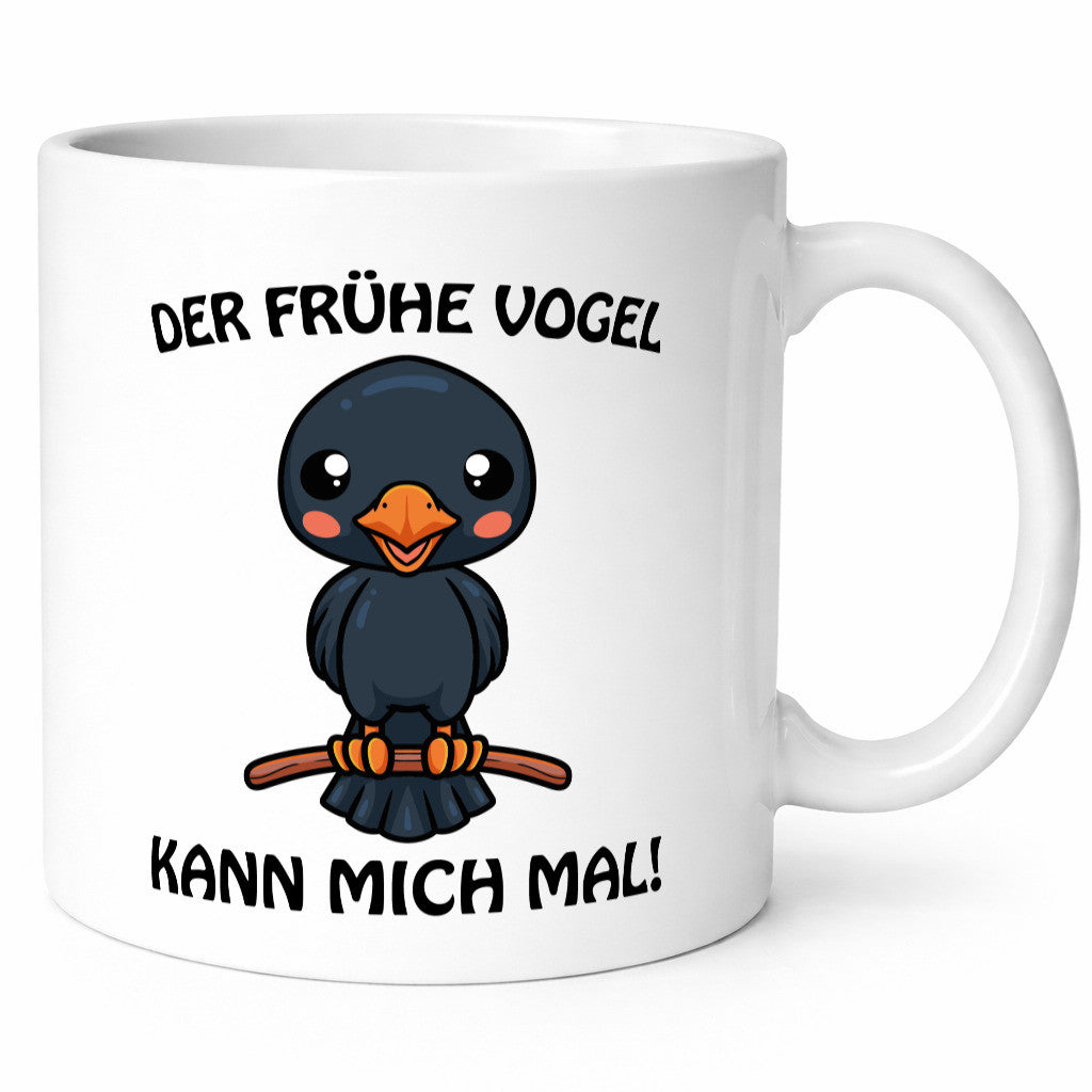 Der Frühe Vogel Humor Geschenkidee Tasse