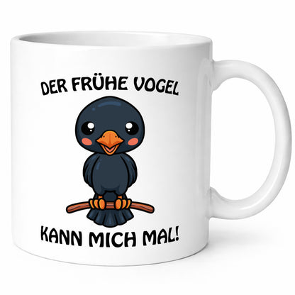 Der Frühe Vogel Humor Geschenkidee Tasse