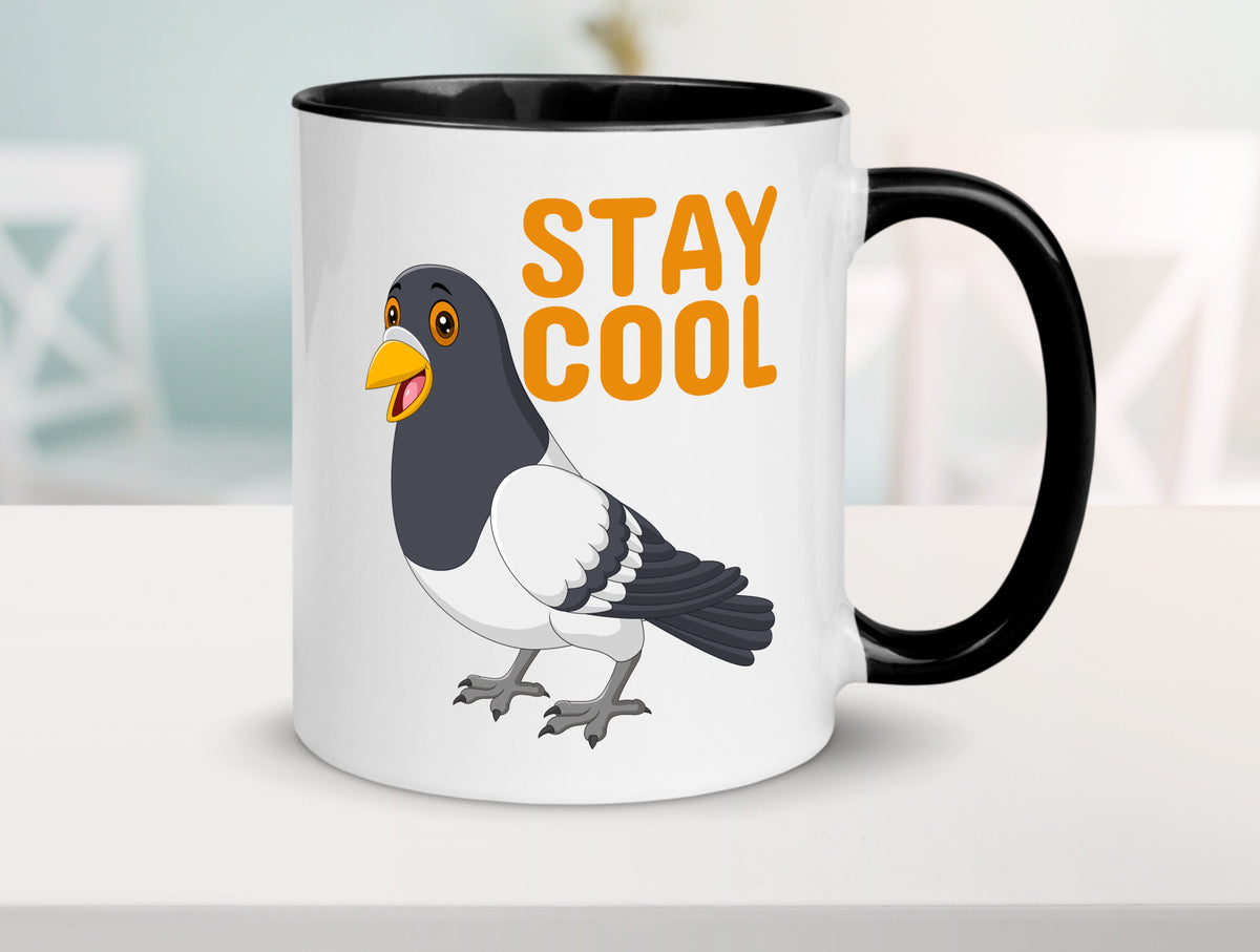 Stay Cool | coole Taube Motiv Tasse Jugendliche Humor Geschenkidee