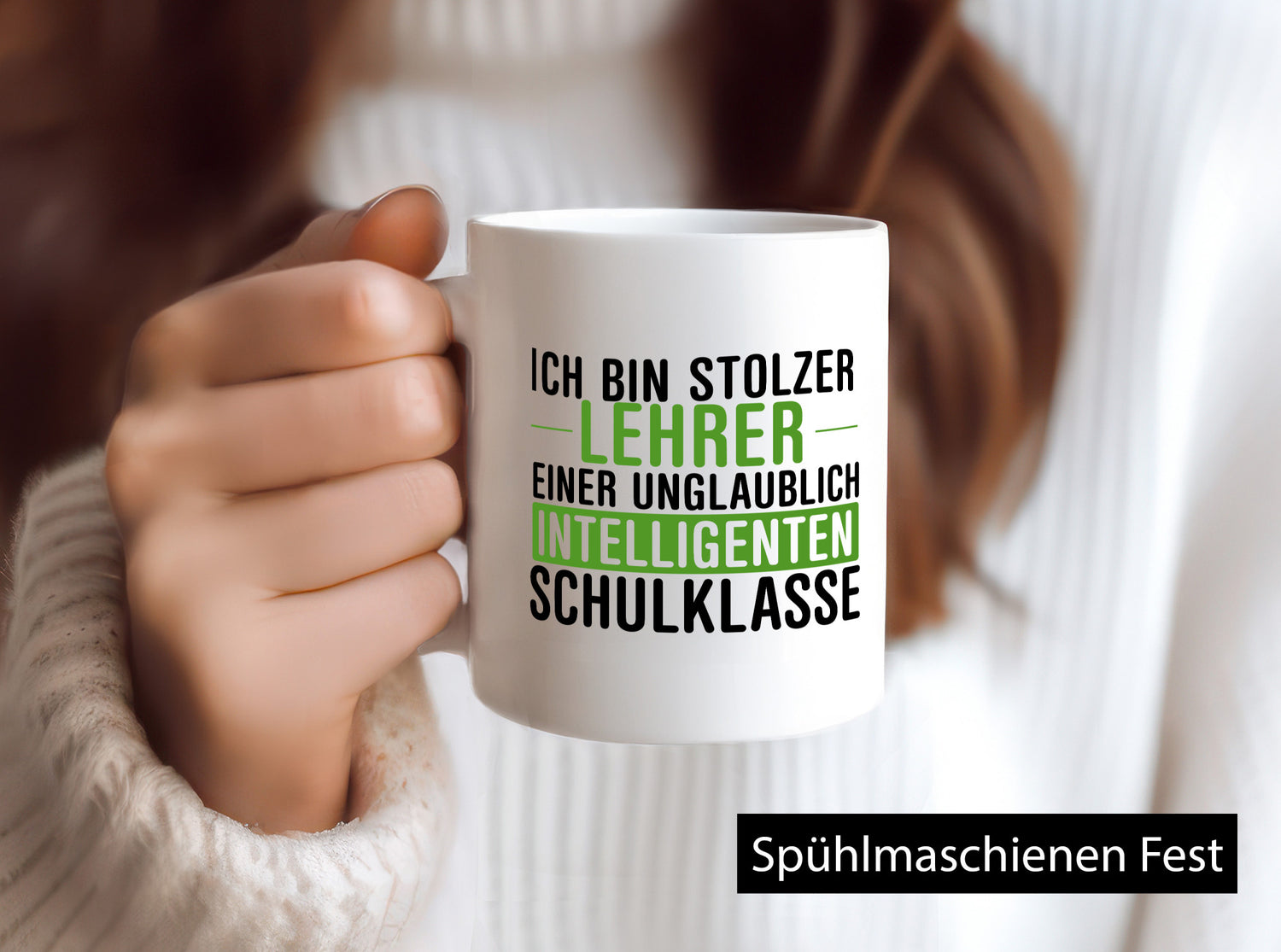 Ich bin stolzer Lehrer | Lehrerin Klasse Schüler v2 Humor Geschenkidee Tasse