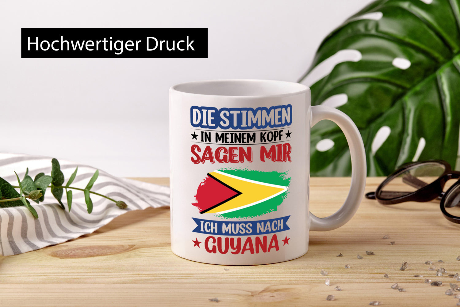 Guyana | Urlaub Stimmen in meinem Kopf Traumland lustig Humor Geschenkidee