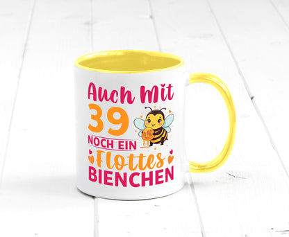 39. Geburtstag | Flottes Bienchen 39 Jahre lustiger Spruch Geschenk