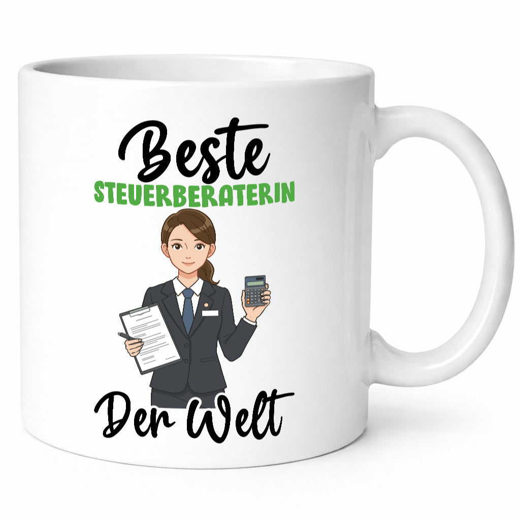 Beste Steuerberaterin | Steuer Beratung v2 Geschenkidee Humor Tasse